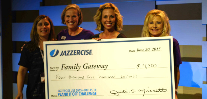 Giving Back at Jazzercise Live 2015